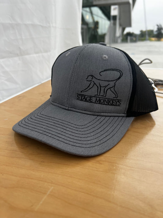 Grey and Black Trucker Hat